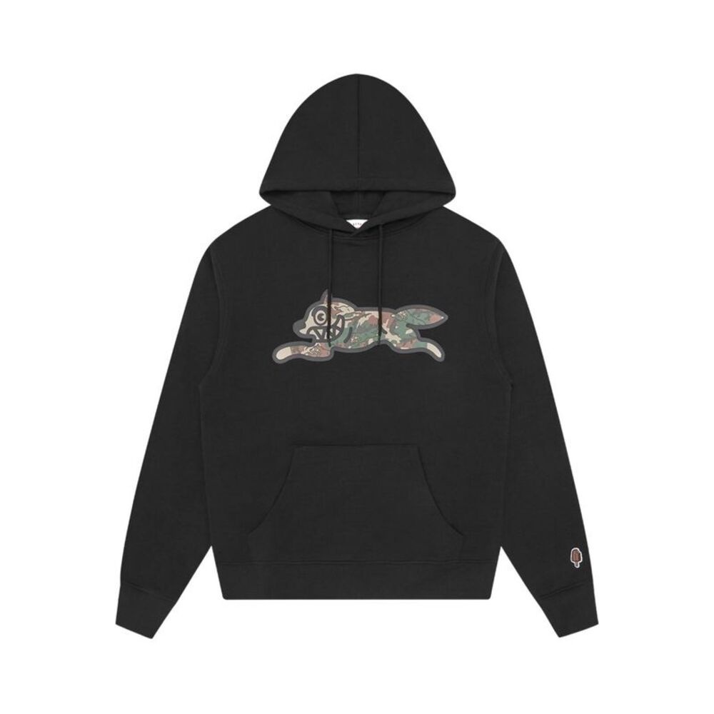 Icecream Men Running Dog Popover Cotton Hoodie